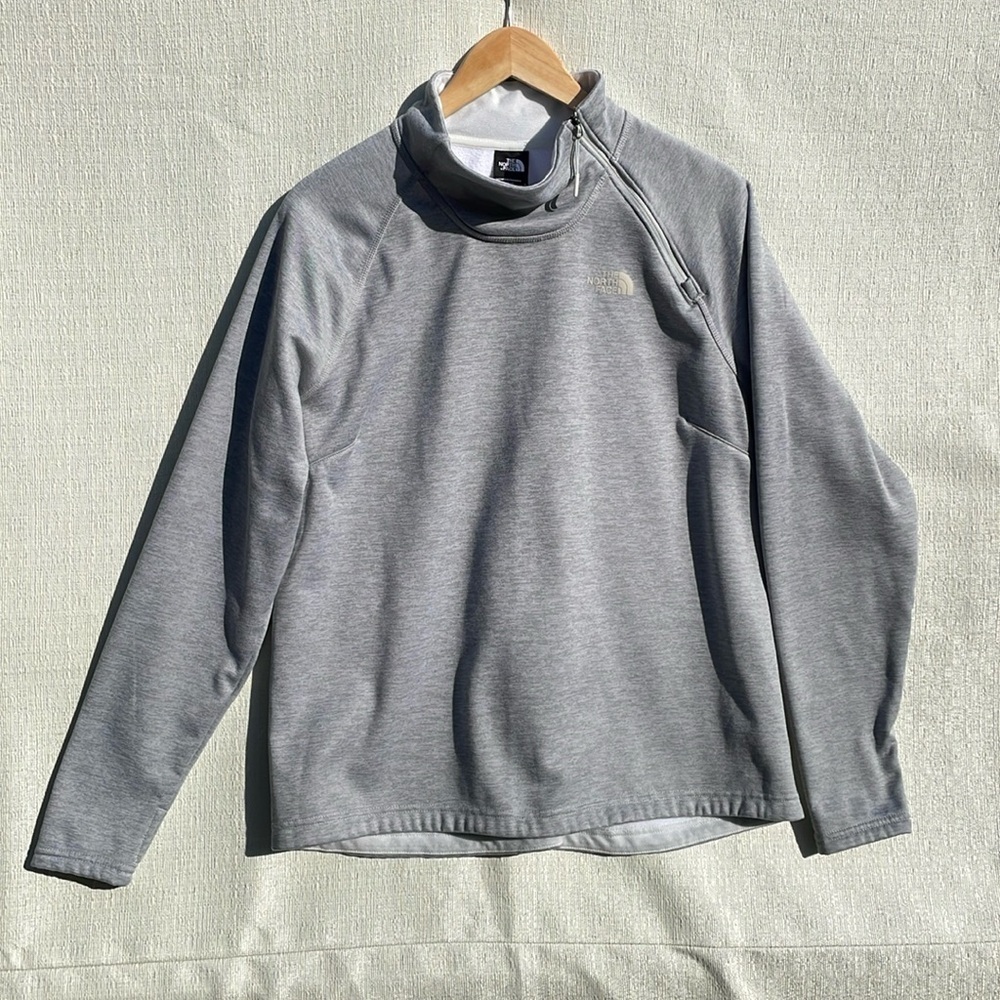 The North Face Women’s Canyonlands 1/4 Zip Fleece Top Gray Size XL